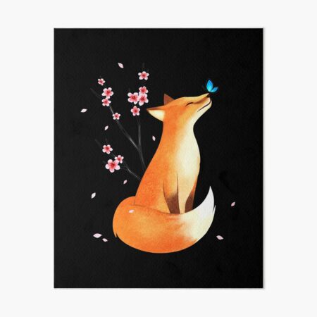 Item preview, Fox Japanese Cherry Blossom Flower designed and sold by franktimothy.