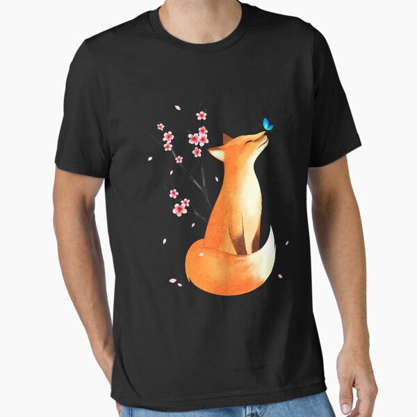 Item preview, Fox Japanese Cherry Blossom Flower designed and sold by franktimothy.