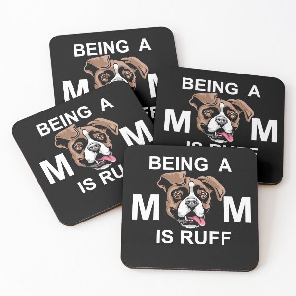 Item preview, Being a mom is ruff typography funny saying design. designed and sold by SamRVstore.