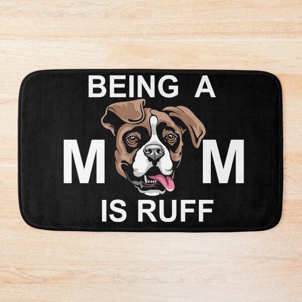 Item preview, Being a mom is ruff typography funny saying design. designed and sold by SamRVstore.