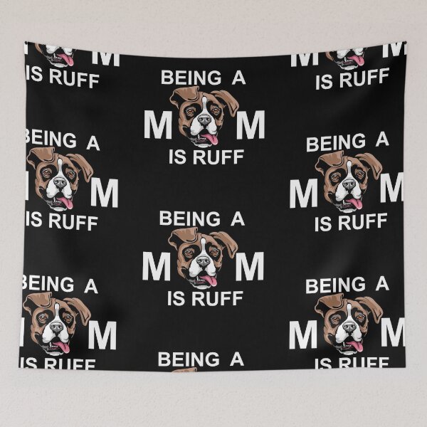 Item preview, Being a mom is ruff typography funny saying design. designed and sold by SamRVstore.