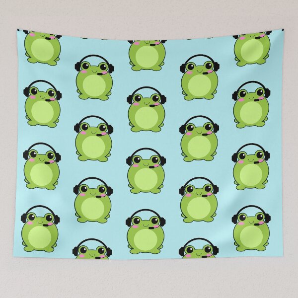 Item preview, Gamer Frog, Kawaii Frog, Green Frog designed and sold by Midsummer1942.