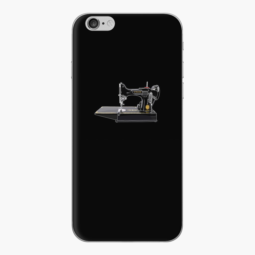 Funda de iPhone for Sale con la obra «La máquina de coser Singer de ayer»  de sandysartstudio