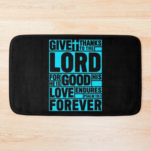Item preview, Psalm 118:1 Give thanks to the LORD designed and sold by plushism.