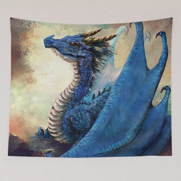Item preview, Dragon - Royal blue designed and sold by Greenedera.