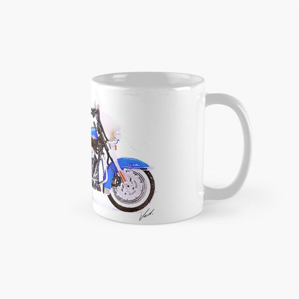 Item preview, Watercolor Classic American Cruser Motorcycle - original watercolor by Vart. designed and sold by vartstudio.