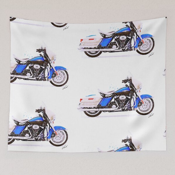 Item preview, Watercolor Classic American Cruser Motorcycle - original watercolor by Vart. designed and sold by vartstudio.