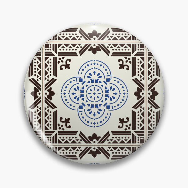 Item preview, Meticulous Lisbon Portugal tile pattern designed and sold by arkantus.