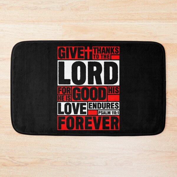 Item preview, Psalm 118:1 Give thanks to the LORD designed and sold by plushism.