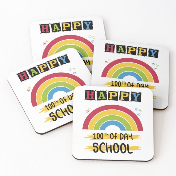 Item preview, Funny School Quotes Happy 100th Day Of School For Teachers & Students colorful designed and sold by YOUR SHOP.