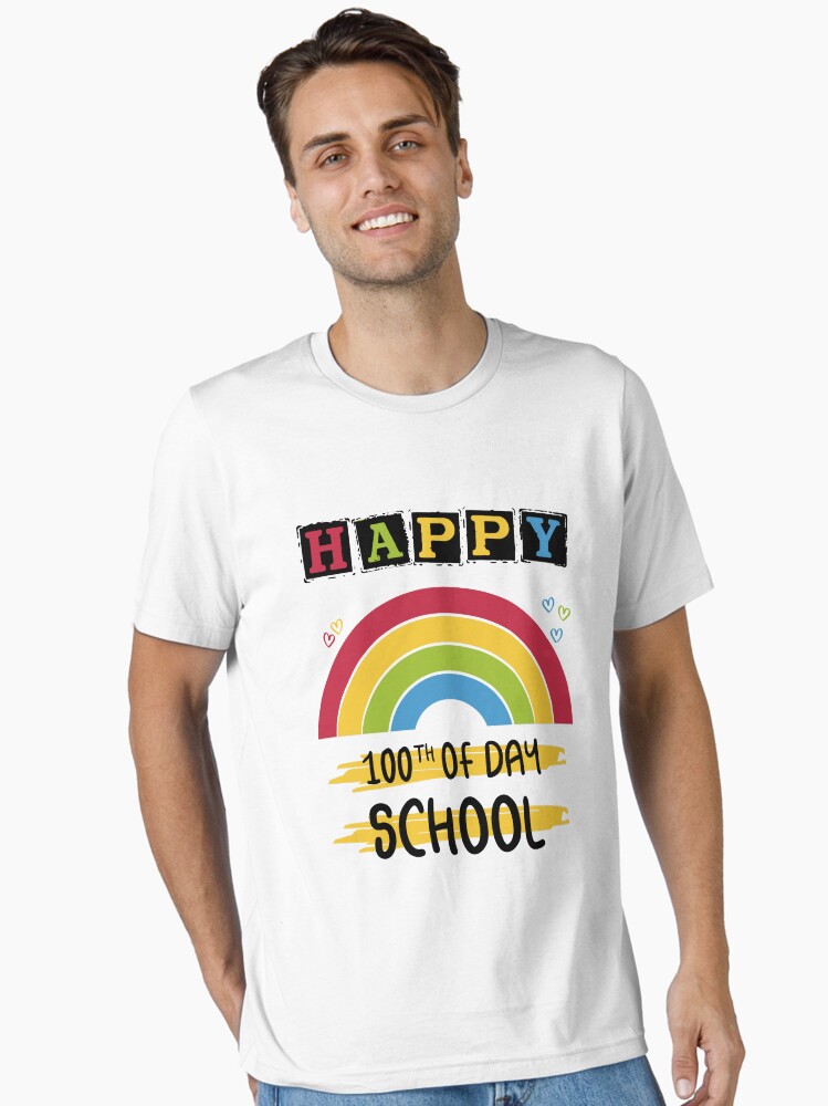 Happy 100th Day Of School Teacher Or Student Fun T-Shirt Happy 100th Day Of School Teacher Or Student Fun T-Shirt