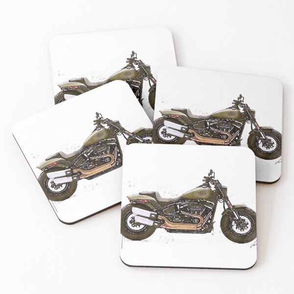 Item preview, Watercolor Classic American Muscle bike Motorcycle - original watercolor by Vart. designed and sold by vartstudio.