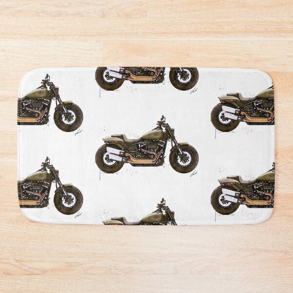 Item preview, Watercolor Classic American Muscle bike Motorcycle - original watercolor by Vart. designed and sold by vartstudio.