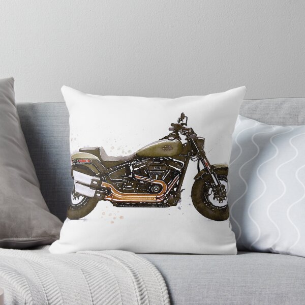 Item preview, Watercolor Classic American Muscle bike Motorcycle - original watercolor by Vart. designed and sold by vartstudio.