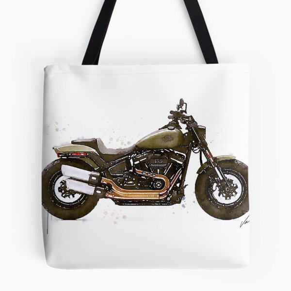 Item preview, Watercolor Classic American Muscle bike Motorcycle - original watercolor by Vart. designed and sold by vartstudio.