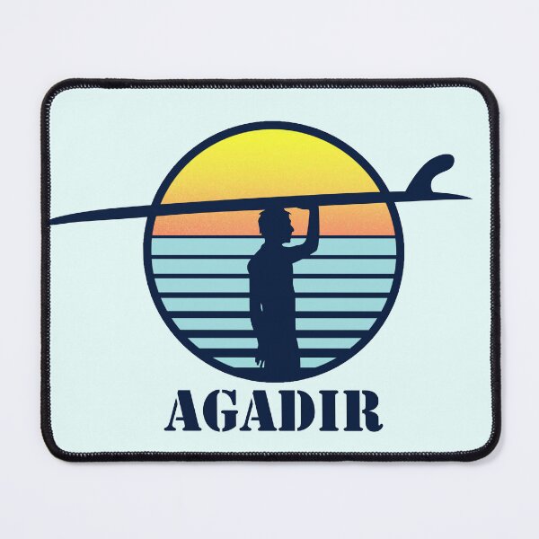 Item preview, Agadir Morocco Longboard Surfing, Surfer Silhouette designed and sold by Mr. Slavchev.