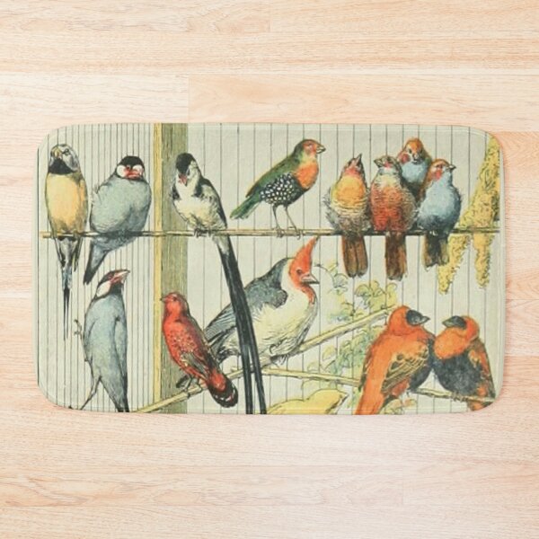 Item preview, Birds Socializing - Millot Oiseaux Vintage Illustration designed and sold by molamode.