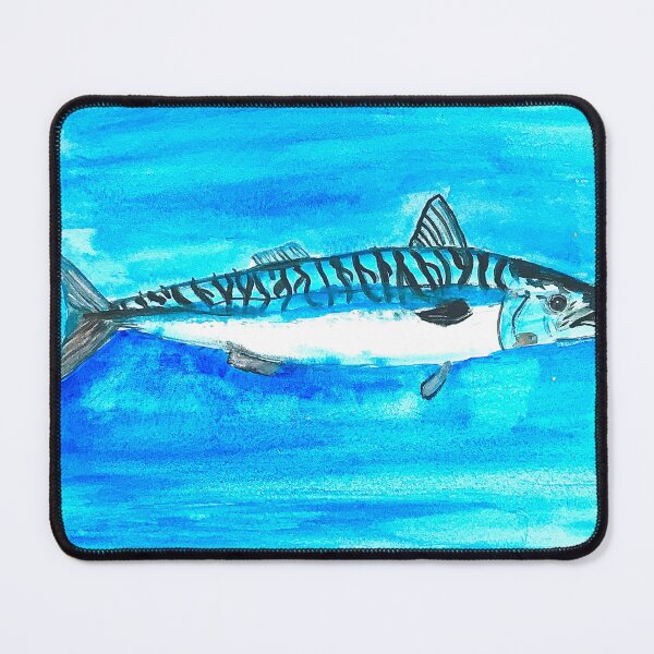 Item preview, Watercolor Mackerel designed and sold by Monika Howarth.
