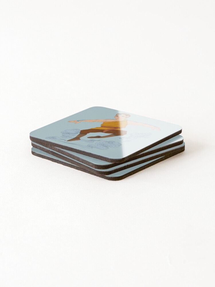 Thumbnail 4 of 5, Coasters (Set of 4), Air Bender designed and sold by Sphinx-Riddles.