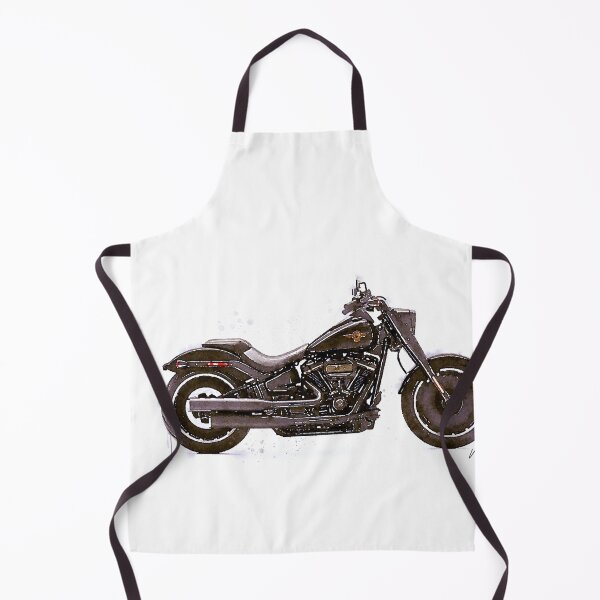 Item preview, Watercolor Classic American Black Motorcycle - original watercolor by Vart. designed and sold by vartstudio.