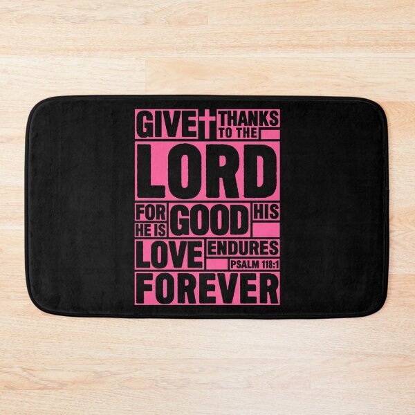 Item preview, Psalm 118:1 Give thanks to the LORD designed and sold by plushism.