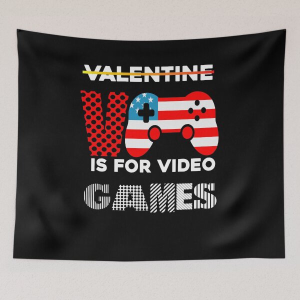 Item preview, V Is For Video Games. designed and sold by YARA TS.
