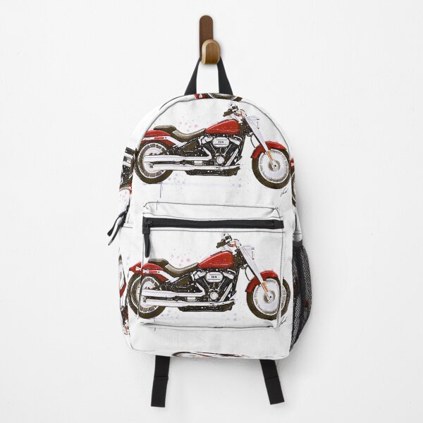 Item preview, Watercolor Classic American Red Motorcycle - original watercolor by Vart. designed and sold by vartstudio.