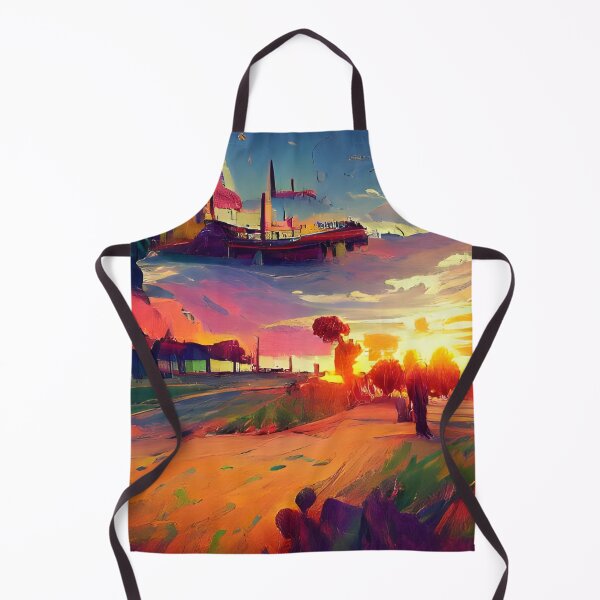 Artikelvorschau, AI generierte Kunst, Vintage Sunset Fauvism entworfen und verkauft von ACC .