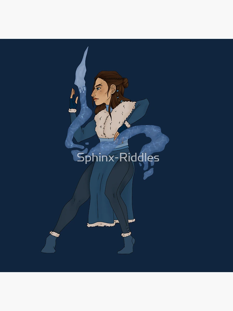 Thumbnail 5 of 5, Coasters (Set of 4), Water Bender designed and sold by Sphinx-Riddles.