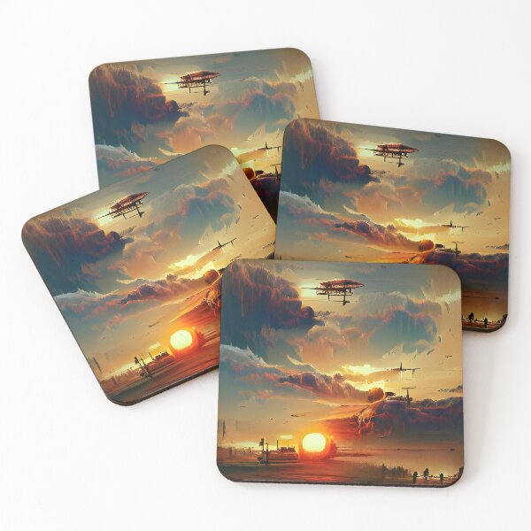 Item preview, AI Generated Art, Vintage Sunset Flickr designed and sold by ACC .