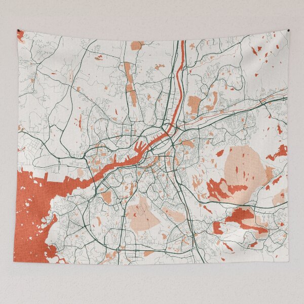 Item preview, Gothenburg City Map of Sweden - Bohemian designed and sold by deMAP.