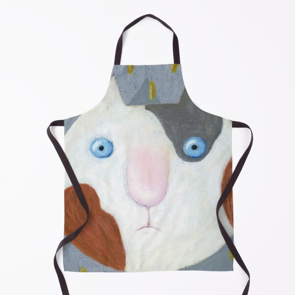 Item preview, Cute calico cat portrait in oil pastel designed and sold by dariaikuznets.