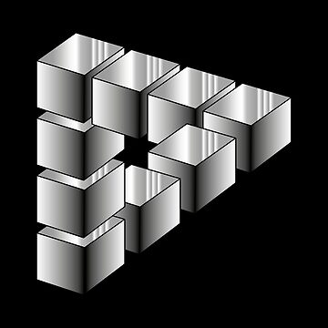 Stacked Cubes Metal