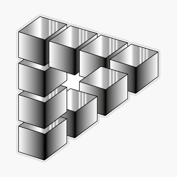 Stacked Cubes Metal