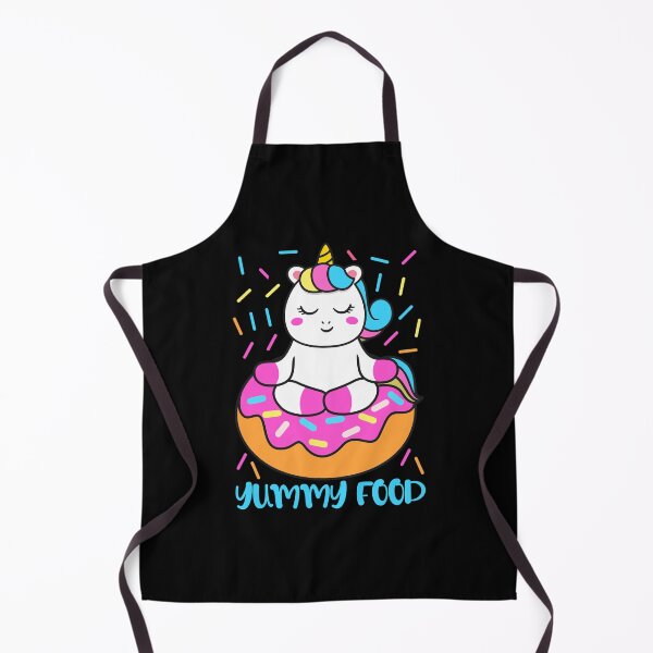 Item preview, unicorn yummy food-funny animals typography designed and sold by Hartics.