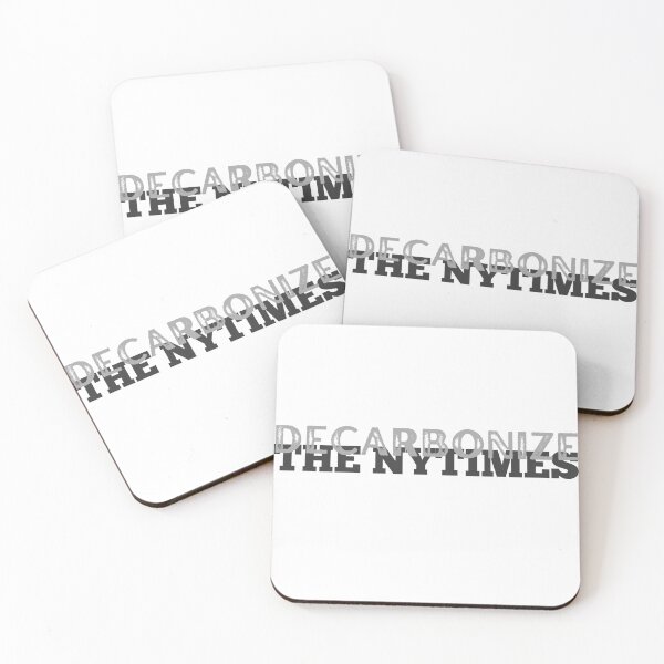Item preview, Decarbonize The New York Times! designed and sold by William Pate.