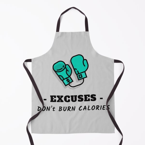 Item preview, Excuses, Don't Burn Calories Boxing Art designed and sold by Cute-Jory-Store.
