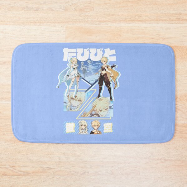 Item preview, Gráfico Genshin Impact Traveler Lumine Aether designed and sold by crocrubies.