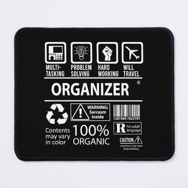 Item preview, Organizer T Shirt - MultiTasking Certified Job Gift Item Tee designed and sold by oslandefren.
