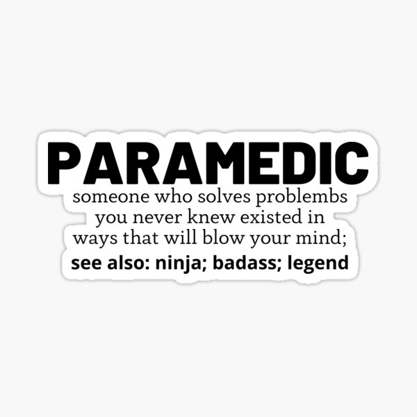 Item preview, paramedic designed and sold by T-shirtgallery.
