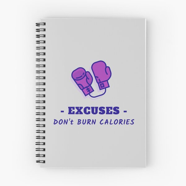 Item preview, Excuses, Don't Burn Calories Boxing Art designed and sold by Cute-Jory-Store.
