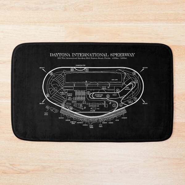 Item preview, Daytona International Speedway (White Stencil-No Background) designed and sold by BGALAXY.