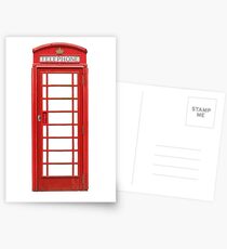 British Telephone Box Postcards