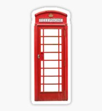 British Telephone Box Sticker