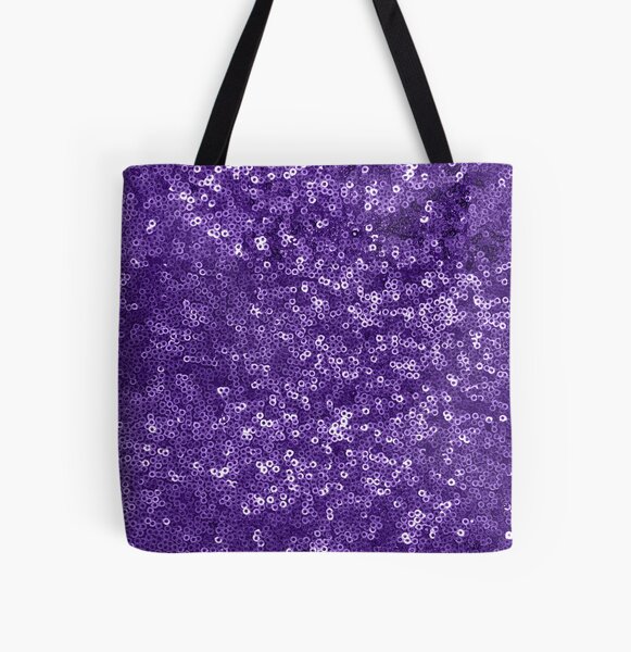 Holographic Sequin Decor Bucket Bag With Purse