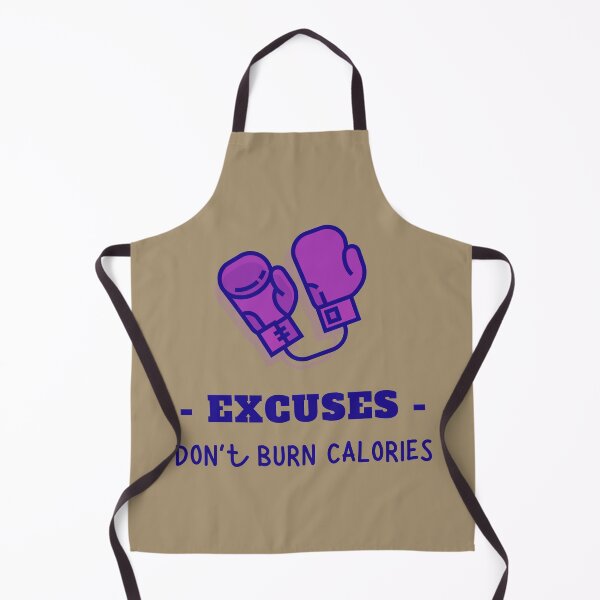 Item preview, Excuses, Don't Burn Calories Boxing Art designed and sold by Cute-Jory-Store.