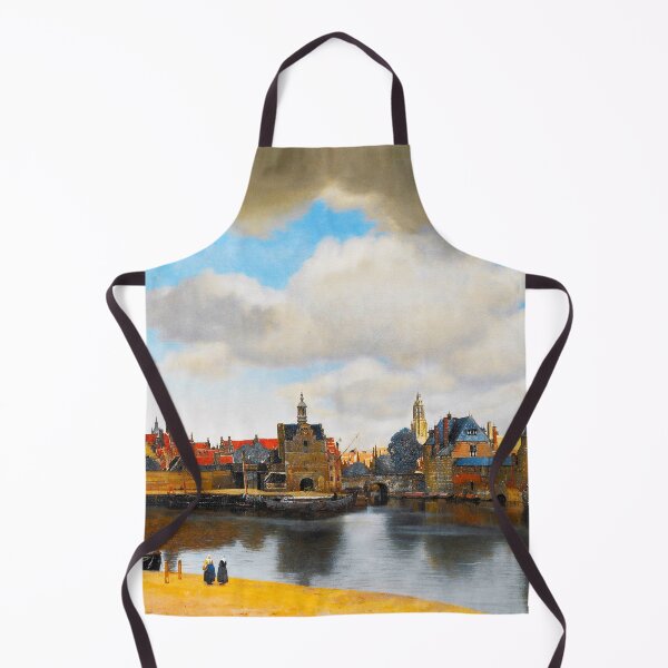 Artikelvorschau, JOHANNES VERMEER - View of Delft 1660 - 1661 entworfen und verkauft von Go Logo Designs.