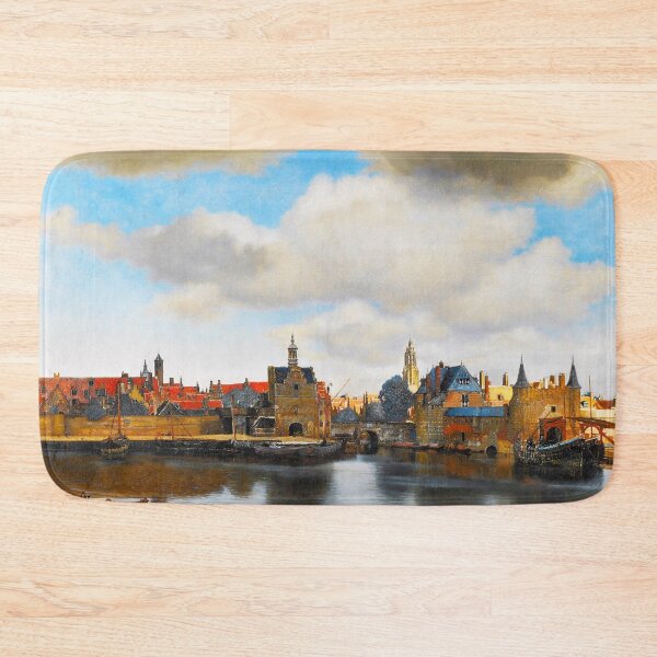 Artikelvorschau, JOHANNES VERMEER - View of Delft 1660 - 1661 entworfen und verkauft von Go Logo Designs.
