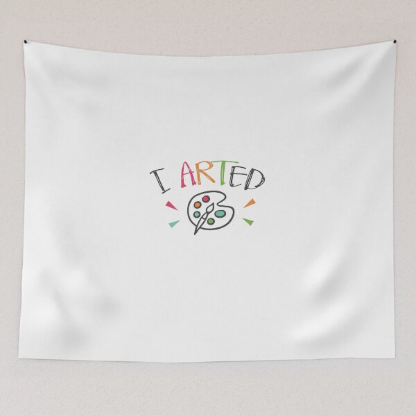 Item preview, I Arted - Paint Palette and Brush - Artist Funny Art designed and sold by bkfdesigns.