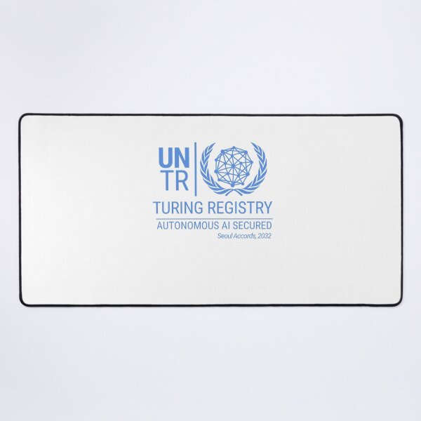 Item preview, Turing Registry (2032) (Turing Registry series) AI t-shirt designed and sold by Gibson Futures.